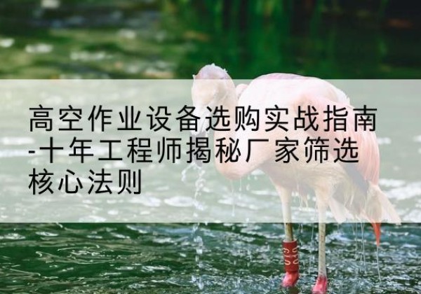 常熟剪叉式升降机厂家-高空作业设备选购实战指南-十年工程师揭秘厂家筛选核心法则